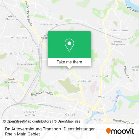 Карта Dn Autovermietung-Transport- Dienstleistungen