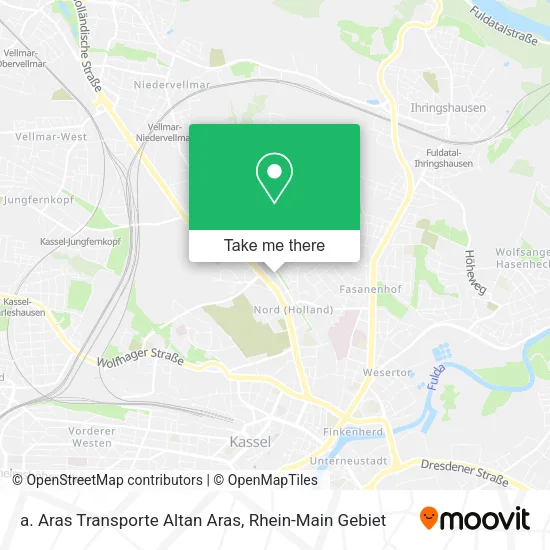 Карта a. Aras Transporte Altan Aras