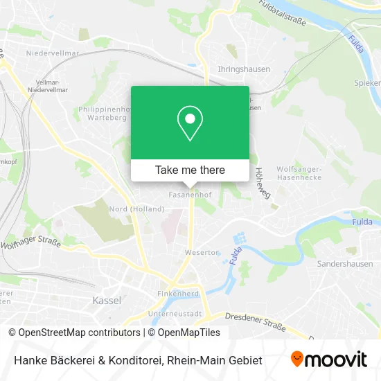 Карта Hanke Bäckerei & Konditorei