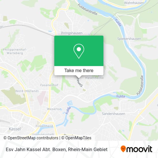 Карта Esv Jahn Kassel Abt. Boxen