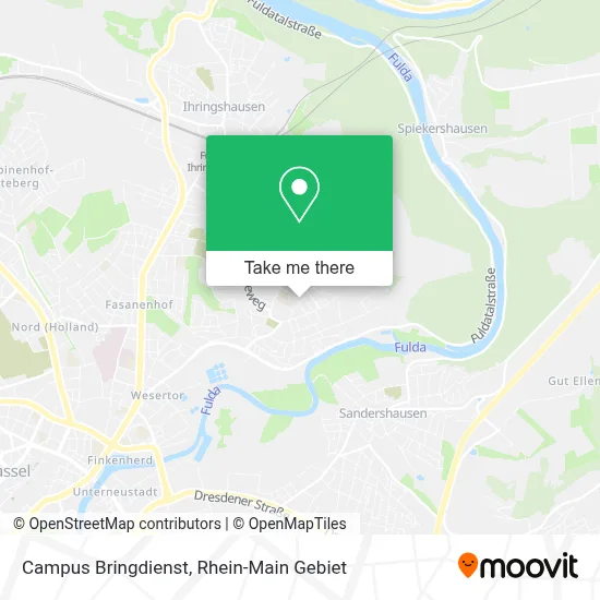 Campus Bringdienst map