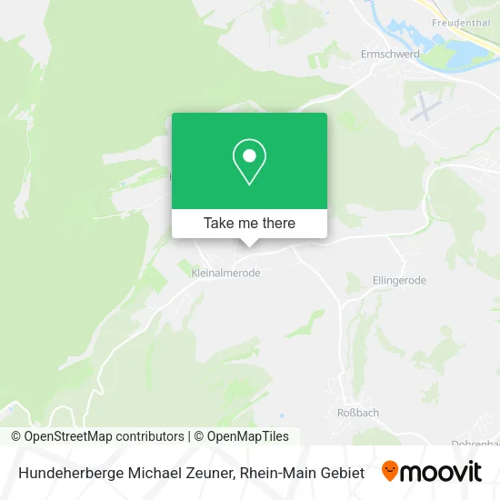 Карта Hundeherberge Michael Zeuner