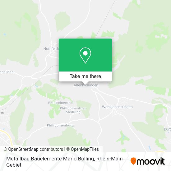 Карта Metallbau Bauelemente Mario Bölling