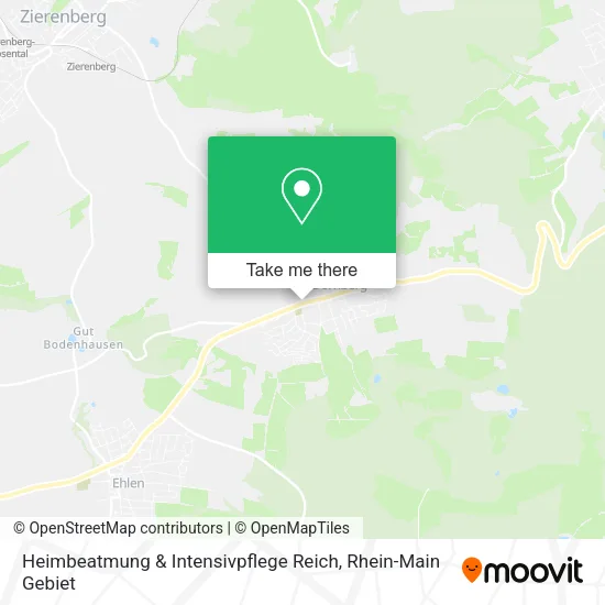 Карта Heimbeatmung & Intensivpflege Reich