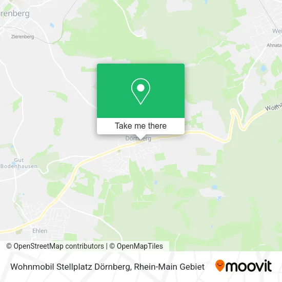 Карта Wohnmobil Stellplatz Dörnberg