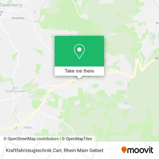 Карта Kraftfahrzeugtechnik Carl