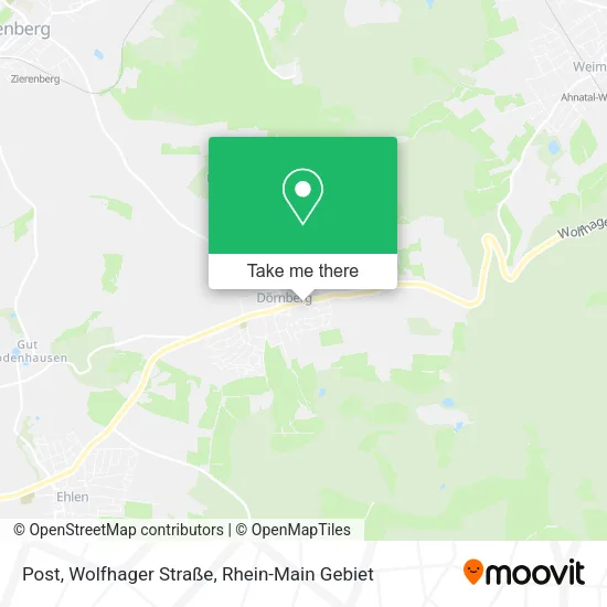 Карта Post, Wolfhager Straße