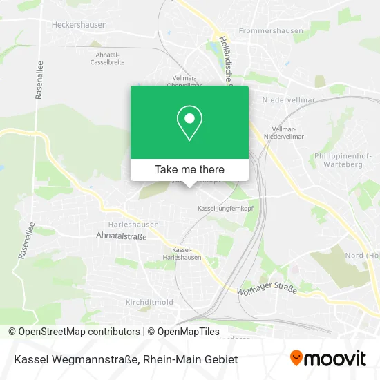 Карта Kassel Wegmannstraße