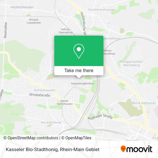 Карта Kasseler Bio-Stadthonig