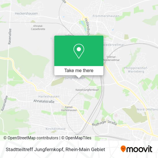 Карта Stadtteiltreff Jungfernkopf
