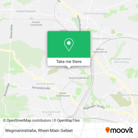 Карта Wegmannstraße