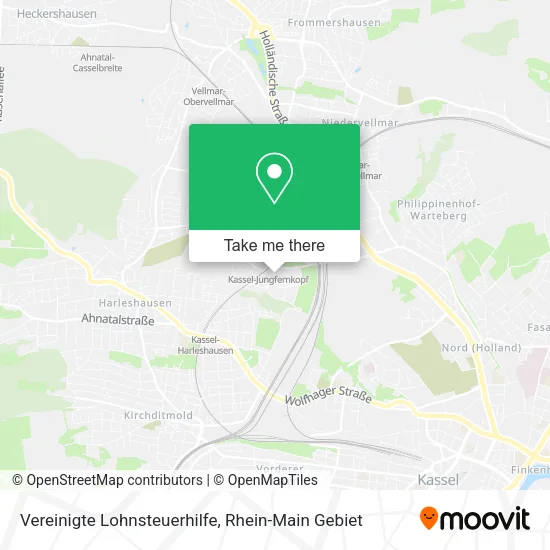 Карта Vereinigte Lohnsteuerhilfe