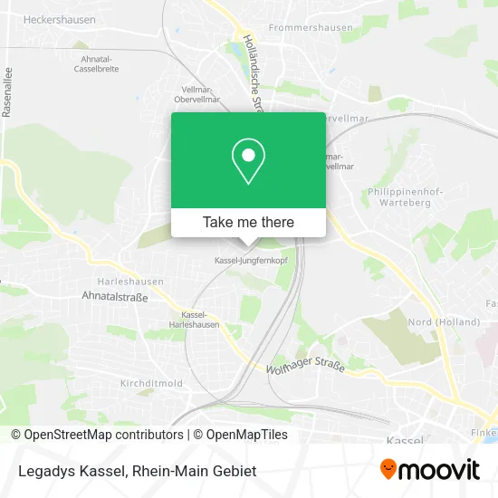 Карта Legadys Kassel