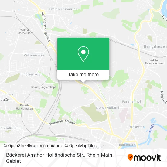 Карта Bäckerei Amthor Holländische Str.