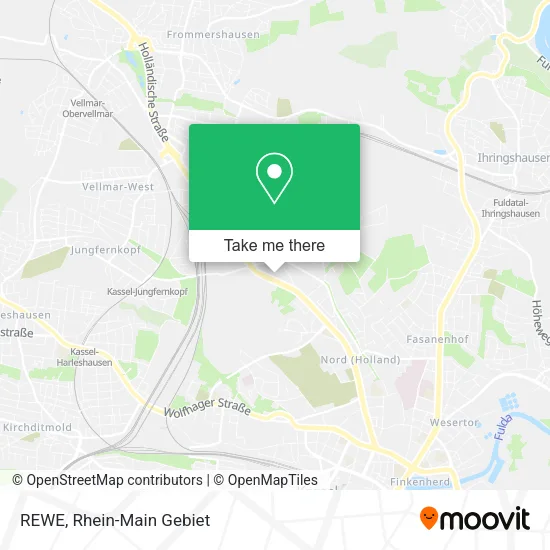 REWE map