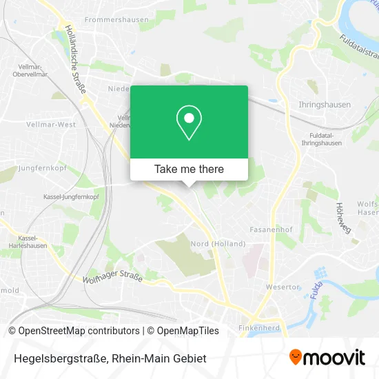 Карта Hegelsbergstraße