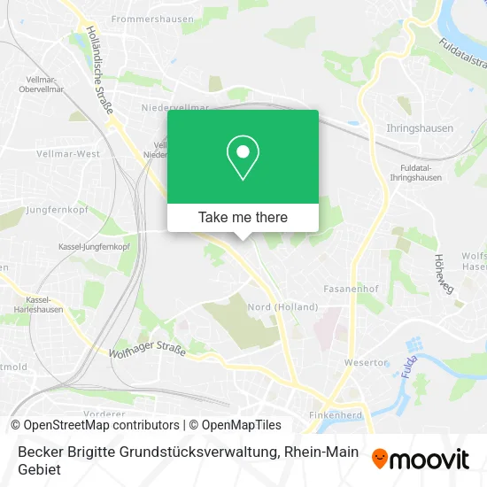 Карта Becker Brigitte Grundstücksverwaltung