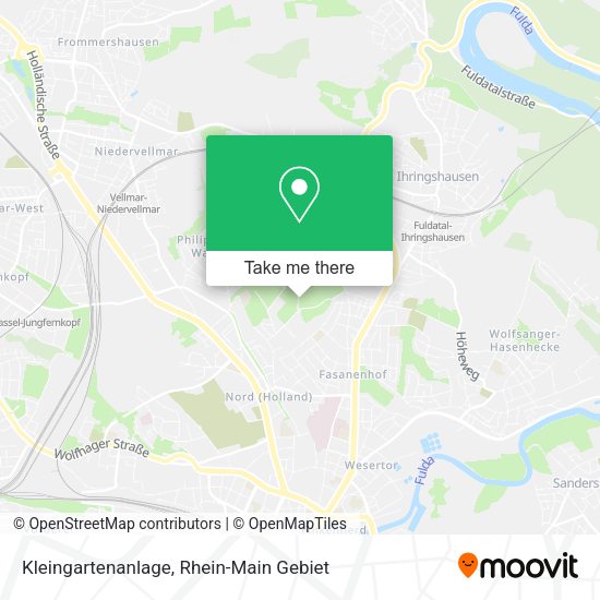 Карта Kleingartenanlage