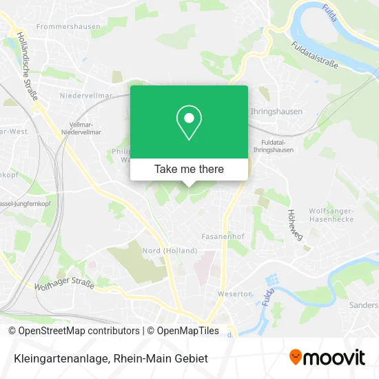 Карта Kleingartenanlage