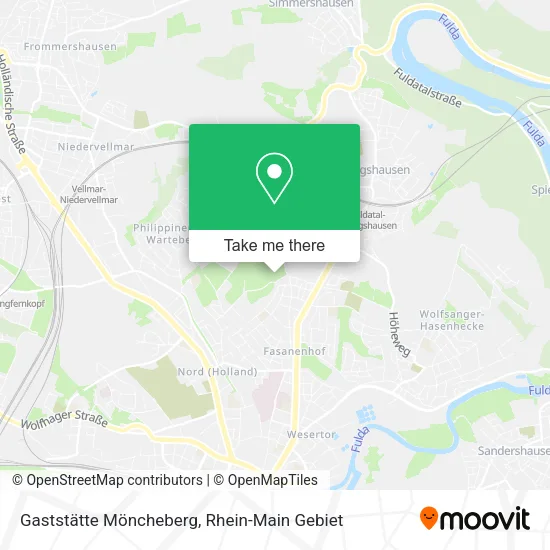Карта Gaststätte Möncheberg