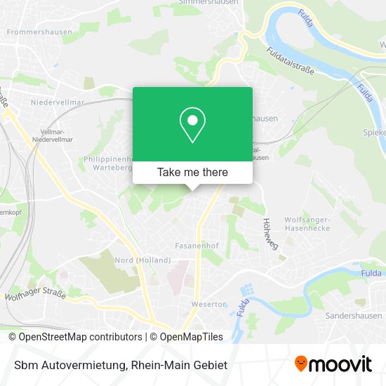 Карта Sbm Autovermietung