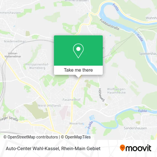 Карта Auto-Center Wahl-Kassel