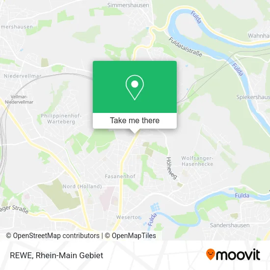 REWE map