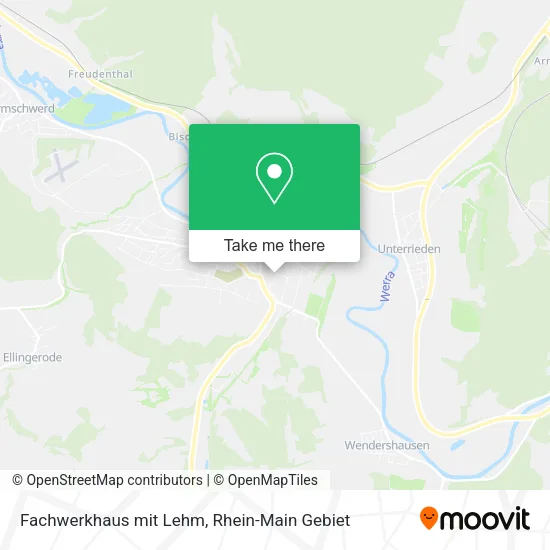 Карта Fachwerkhaus mit Lehm
