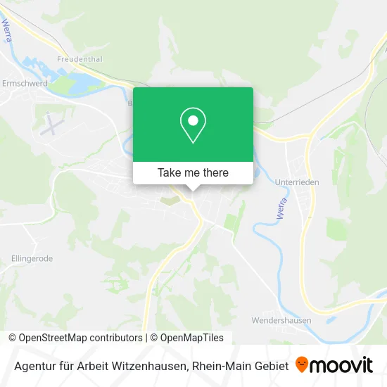 Карта Agentur für Arbeit Witzenhausen