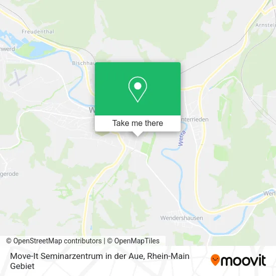 Карта Move-It Seminarzentrum in der Aue