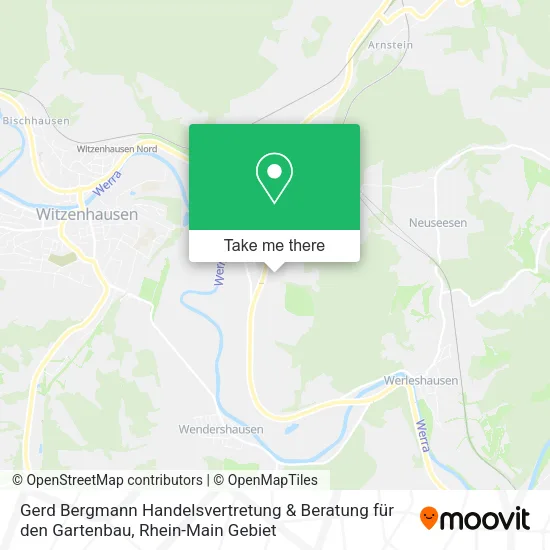 Карта Gerd Bergmann Handelsvertretung & Beratung für den Gartenbau