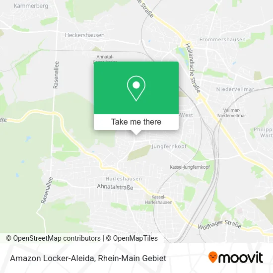 Карта Amazon Locker-Aleida