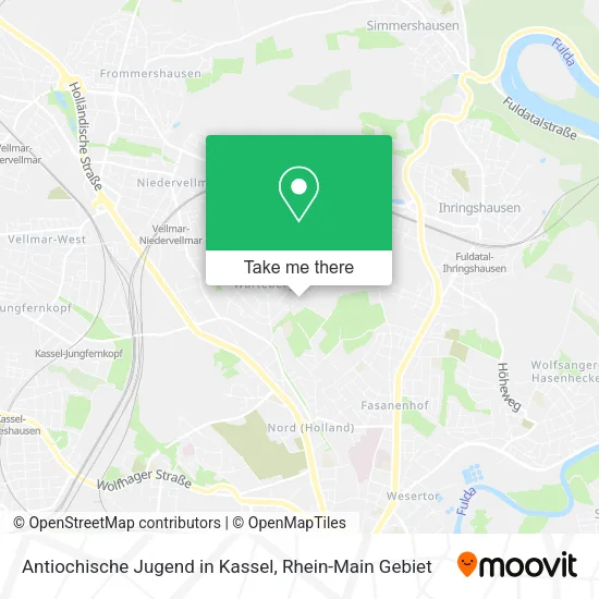Карта Antiochische Jugend in Kassel