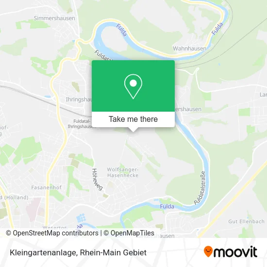 Карта Kleingartenanlage