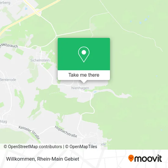 Карта Willkommen