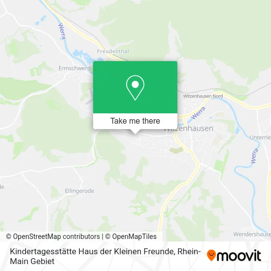 Карта Kindertagesstätte Haus der Kleinen Freunde