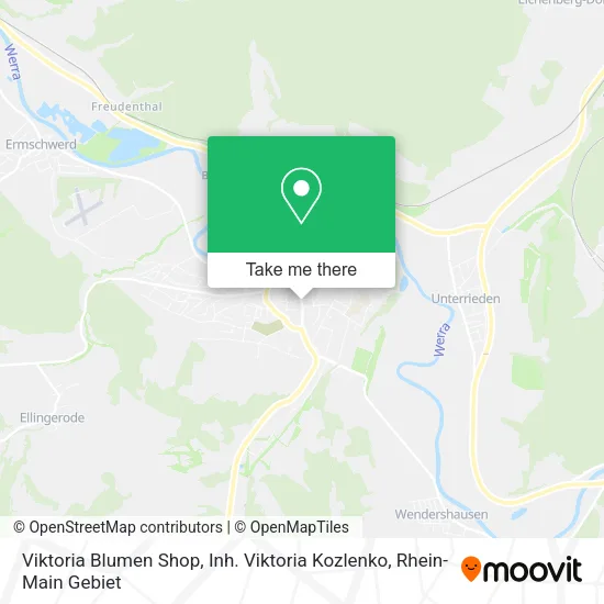Карта Viktoria Blumen Shop, Inh. Viktoria Kozlenko