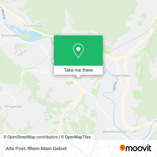 Карта Alte Post