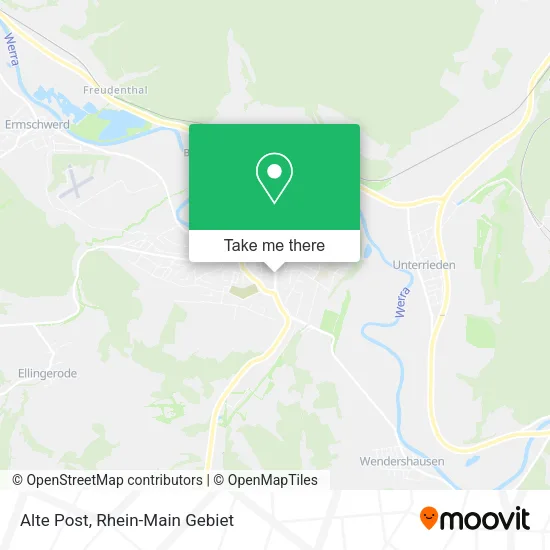 Карта Alte Post