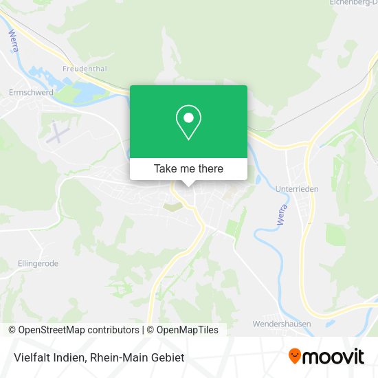 Карта Vielfalt Indien