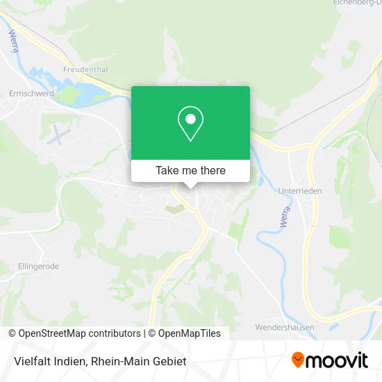Карта Vielfalt Indien