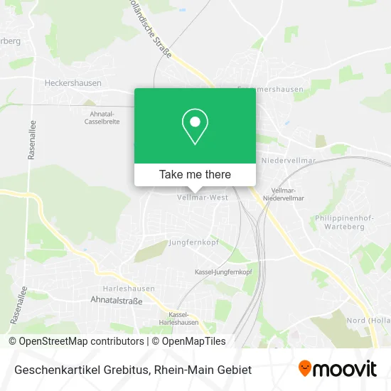 Карта Geschenkartikel Grebitus