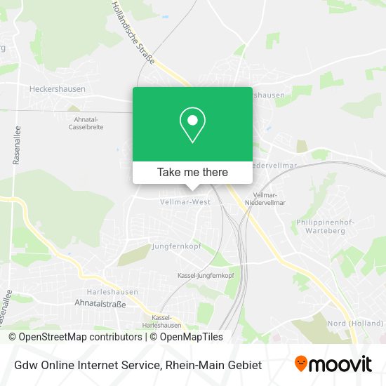 Карта Gdw Online Internet Service