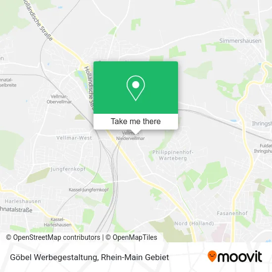 Карта Göbel Werbegestaltung