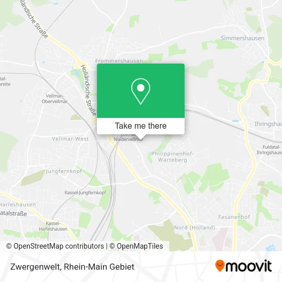 Карта Zwergenwelt