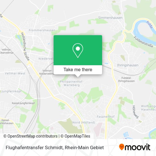 Карта Flughafentransfer Schmidt