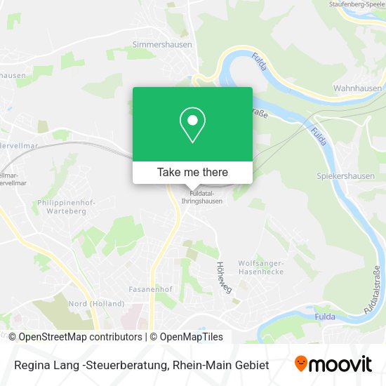 Карта Regina Lang -Steuerberatung