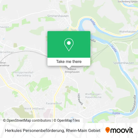 Карта Herkules Personenbeförderung