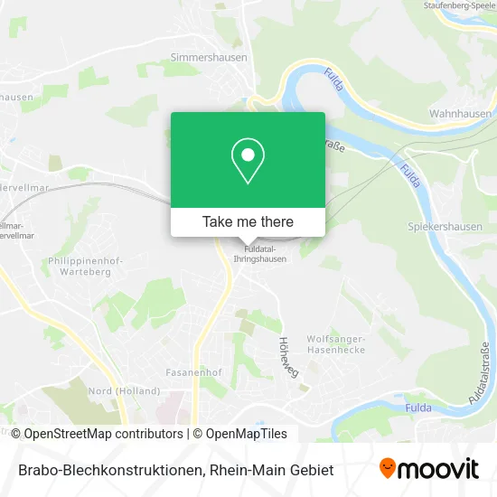 Карта Brabo-Blechkonstruktionen
