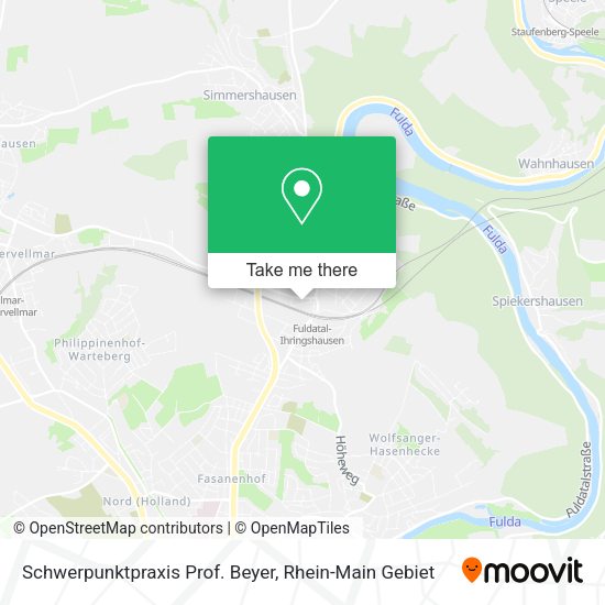 Карта Schwerpunktpraxis Prof. Beyer